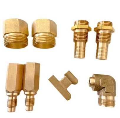 Precision Pump Valve Machine Teile mit individuellen Größen Bronze Kupfer Messing Guss